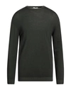 Filoverso Man Sweater Dark Green Size L Merino Wool