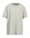 Billionaire Man T-shirt Light Grey Size Xxl Cotton, Elastane