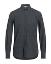 Jacob Cohёn Man Shirt Steel Grey Size 15 ½ Cotton In Navy Blue