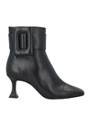 Vicenza ) Woman Ankle Boots Black Size 10 Soft Leather