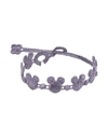 Cruciani Woman Bracelet Purple Size - Textile Fibers