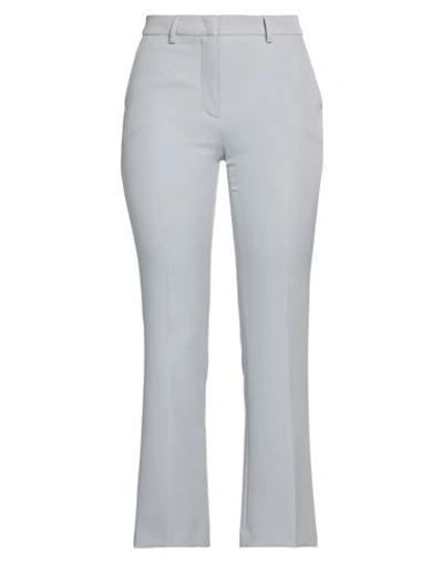 Seventy Sergio Tegon Woman Pants Light Grey Size 10 Polyester, Elastane