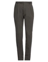 Tombolini Man Pants Chocolate Brown Size 40 Cotton, Elastane In Brown