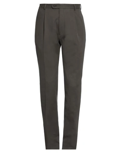 Tombolini Man Pants Cocoa Size 42 Cotton, Elastane In Brown