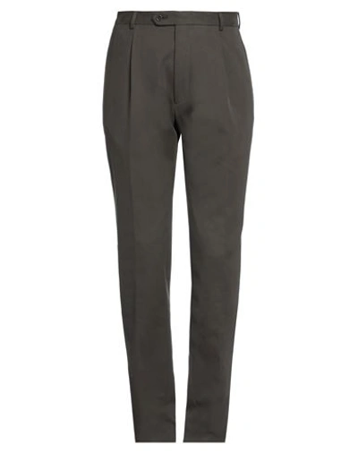 Tombolini Man Pants Chocolate Brown Size 40 Cotton, Elastane