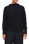 VINCE FUNNEL NECK CASHMERE SWEATER