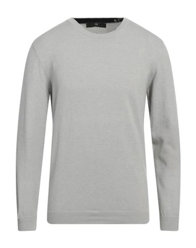 Daniele Alessandrini Man Sweater Grey Size 40 Cotton, Wool, Acrylic, Polyester