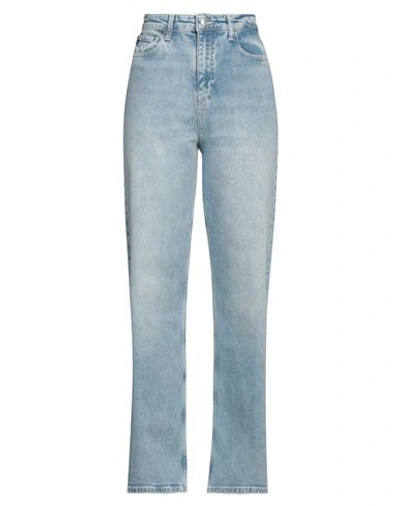 Ag Jeans Woman Denim Pants Blue Size 31 Cotton, Elastane
