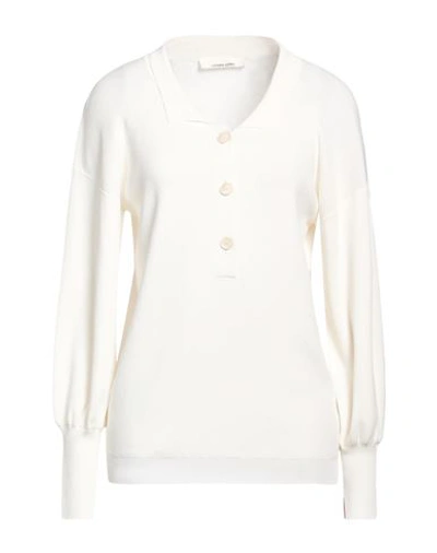 Liviana Conti Woman Sweater Ivory Size 12 Viscose, Polyamide In White