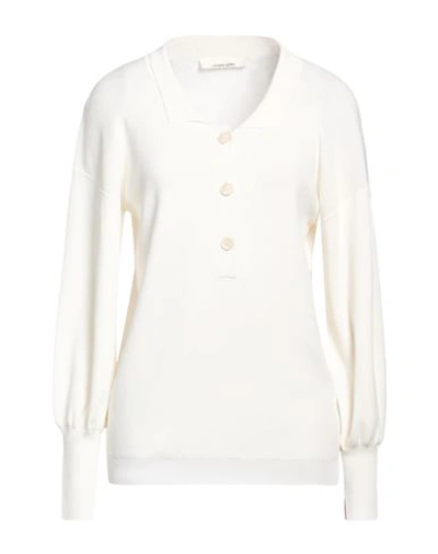 Liviana Conti Woman Sweater Ivory Size 8 Viscose, Polyamide In White