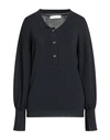 Liviana Conti Woman Sweater Midnight Blue Size 8 Viscose, Polyamide