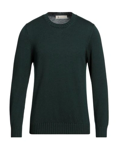 Piacenza Cashmere 1733 Man Sweater Dark Green Size 50 Virgin Wool