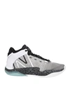 New Balance Man Sneakers Grey Size 12 Textile Fibers In Grey
