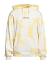 Oamc Man Sweatshirt Yellow Size L Cotton, Elastane In Yellow