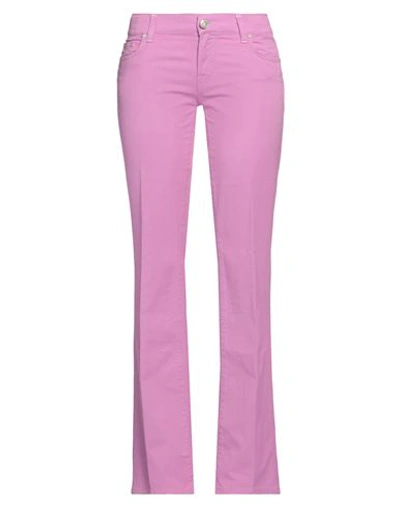 Jacob Cohёn Woman Pants Pink Size 31 Cotton, Elastane