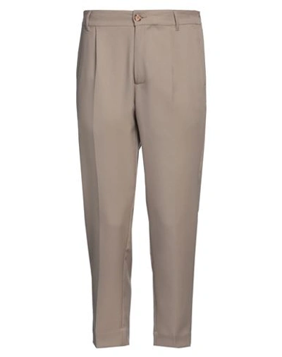 Takeshy Kurosawa Man Pants Sand Size 38 Polyester, Viscose, Elastane In Beige