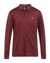 C.p. Company C. P. Company Man Polo Shirt Burgundy Size Xxxl Cotton In Red