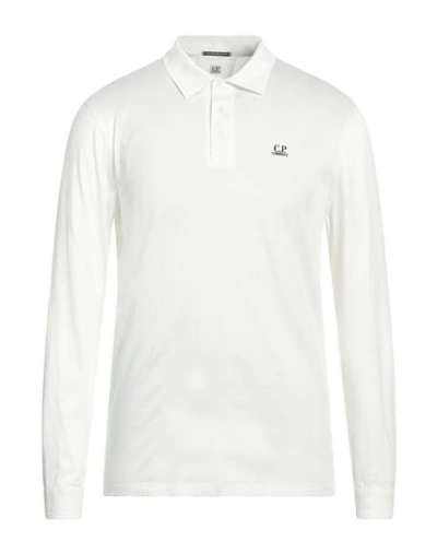 C.p. Company C. P. Company Man Polo Shirt White Size Xxxl Cotton