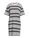 Double A By Wood Wood Woman Short Dress Midnight Blue Size L Cotton In Blue