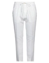 DRYKORN DRYKORN WOMAN PANTS WHITE SIZE 34W-34L LINEN