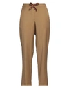 Alessia Santi Woman Pants Khaki Size 6 Wool, Cotton, Elastane In Beige