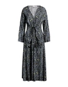 Connor & Blake Woman Maxi Dress Grey Size S Viscose In Grey
