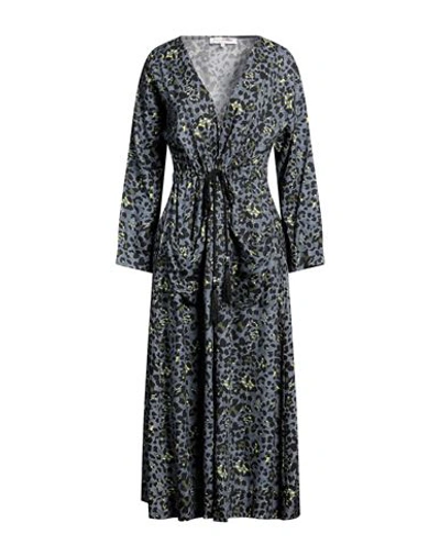 Connor & Blake Woman Maxi Dress Grey Size S Viscose