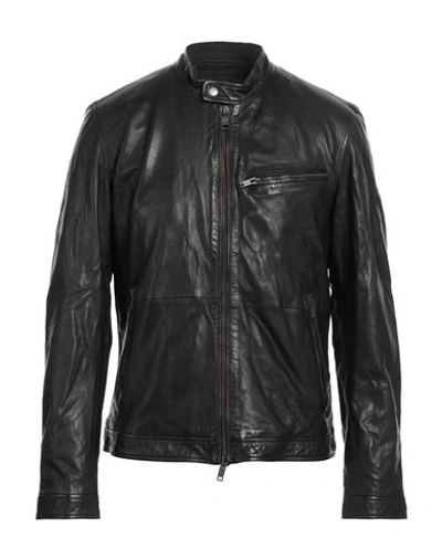 Bomboogie Man Jacket Black Size 3xl Lambskin