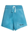 Disclaimer Woman Shorts & Bermuda Shorts Deep Jade Size S Cotton In Green