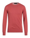 Liu •jo Man Man Sweater Brick Size Xxl Cotton In Red