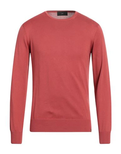 Liu •jo Man Man Sweater Brick Size Xxl Cotton In Red