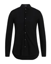Drumohr Man Shirt Black Size M Cotton