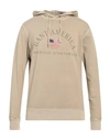 Gant Man Sweatshirt Beige Size M Cotton