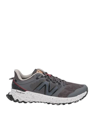 New Balance Man Sneakers Lead Size 12 Textile Fibers In Grey