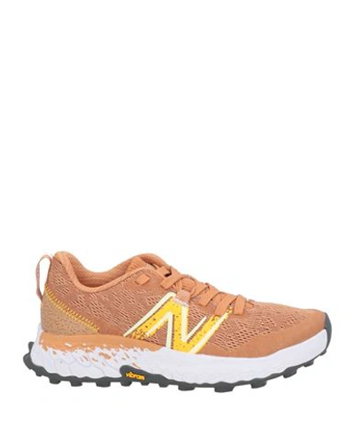 New Balance Woman Sneakers Camel Size 8.5 Textile Fibers In Beige