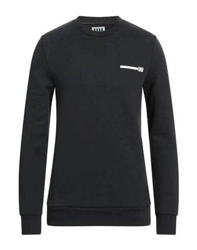 Les Hommes Man Sweatshirt Black Size Xxl Cotton