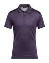 Byblos Man Polo Shirt Mauve Size Xl Cotton In Purple