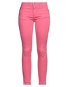 Yes Zee By Essenza Woman Jeans Pink Size 31 Cotton, Polyester, Elastane