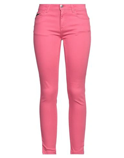 Yes Zee By Essenza Woman Jeans Pink Size 29 Cotton, Polyester, Elastane