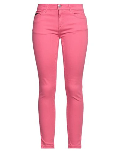 Yes Zee By Essenza Woman Jeans Pink Size 31 Cotton, Polyester, Elastane