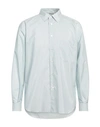 Auralee Man Shirt Sky Blue Size 2 Cotton, Polyester