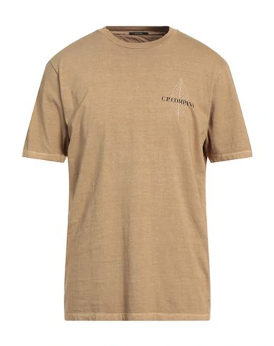 C.p. Company C. P. Company Man T-shirt Sand Size 3xl Cotton In Beige
