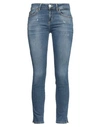 Liu •jo Woman Jeans Blue Size 25w-28l Cotton, Elastane In Blue