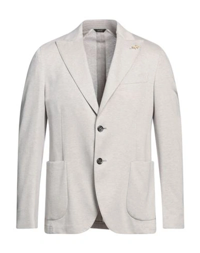 Tombolini Man Suit Jacket Beige Size 46 Cotton