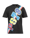 Plein Sport Man T-shirt Black Size Xxl Cotton