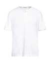Paolo Pecora Man T-shirt White Size L Linen