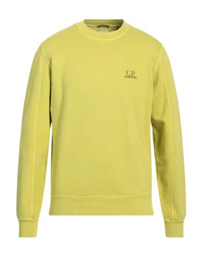 C.p. Company C. P. Company Man Sweatshirt Acid Green Size Xxl Cotton