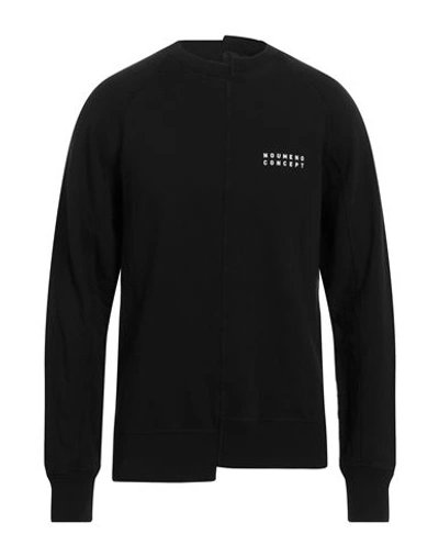 Noumeno Concept Man Sweatshirt Black Size S Cotton, Polyester
