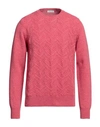 AION AION MAN SWEATER CORAL SIZE 44 VIRGIN WOOL
