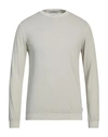At.p.co At. P.co Man Sweater Ivory Size M Cotton In White